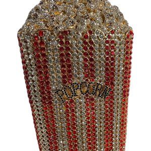 Popcorn Swarovski crystal purse